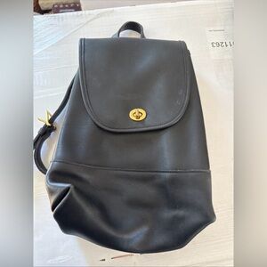 Coach Black Leather Bag